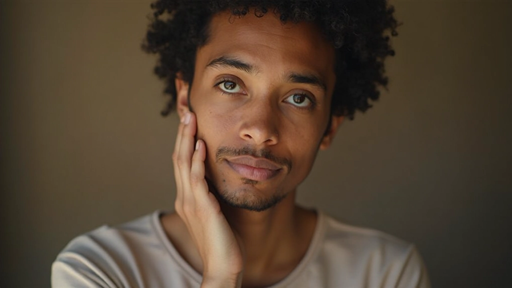 Persona reflexionando en momento de empatía, mostrando comprensión emocional profunda