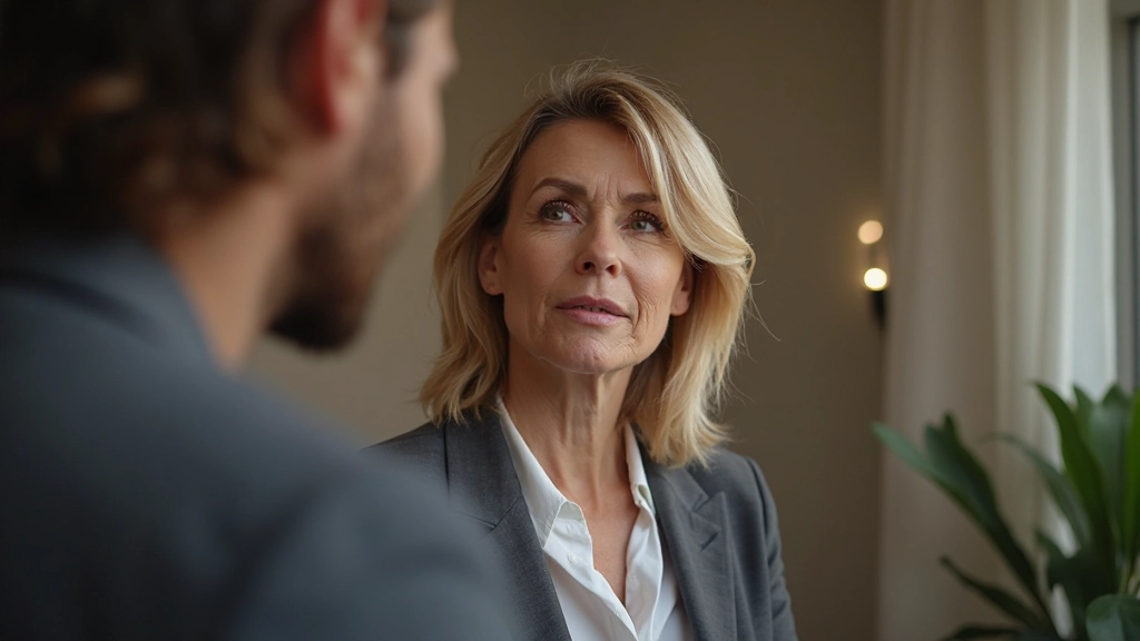 Dos personas en conversación genuina cara a cara, mostrando escucha activa y empatía en ambiente cálido